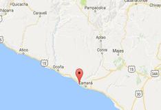 Arequipa: se registra sismo de 3.9 en Camaná la tarde del sábado 14