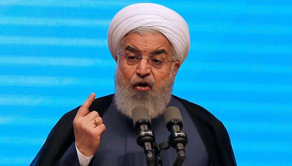 Irán: "El mundo no acepta más que Estados Unidos decida por él", dice Hasan Rohani. (AFP).