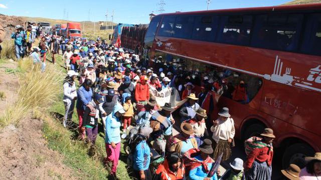 Paro en Puno: manifestantes bloquearon de nuevo vía hacia Cusco - 1