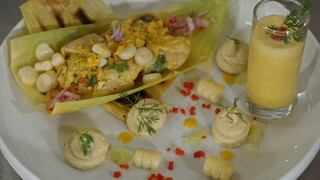 Ceviche de pescado a las brasas