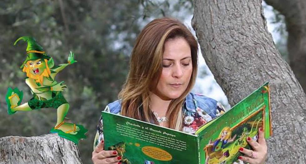 Karin Solidoro en la feria del libro. (Foto: Difusión)