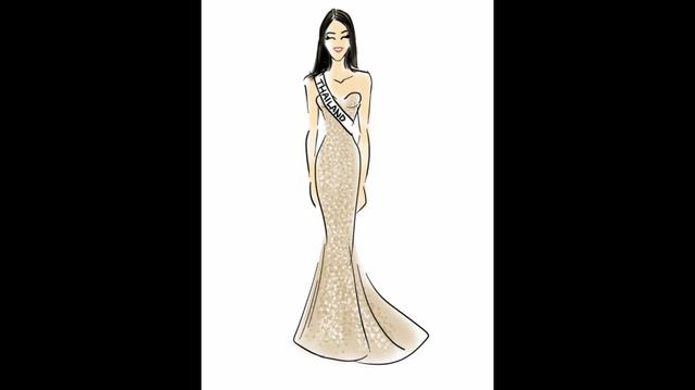 Miss Universo: Los vestidos de las 10 finalistas en bocetos - 8