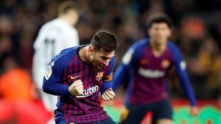 Barcelona, gracias a un doblete de Messi, empató 2-2 contra Valencia en casa | VIDEO