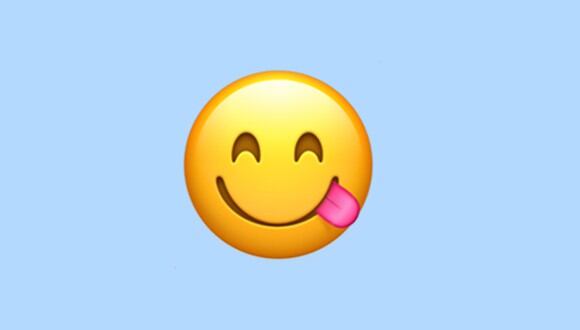 Conoce qué es realmente el emoji de la carita con la lengua a un lado en WhatsApp. (Foto: Emojipedia)