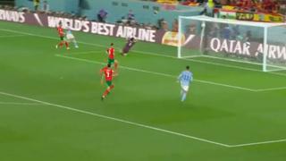 La más clara en el primero tiempo: Marco Asensio se perdió el 1-0 en el España vs. Marruecos | VIDEO