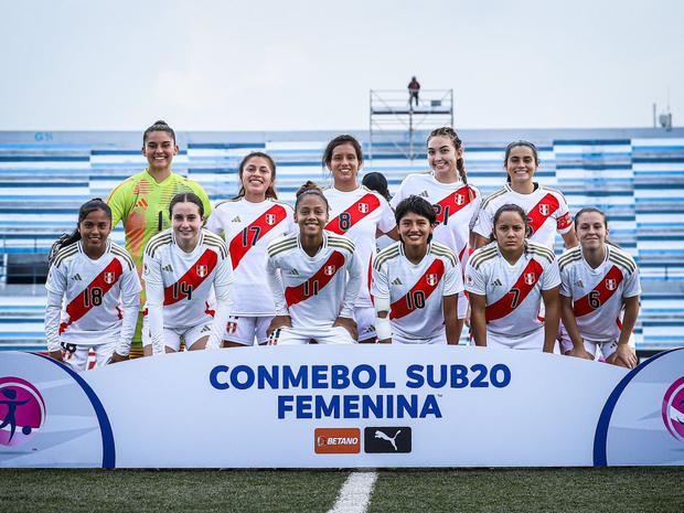 Peru vs.  Paraguay for the South American Women's U-20.  (Photo: @SeleccionPeru)