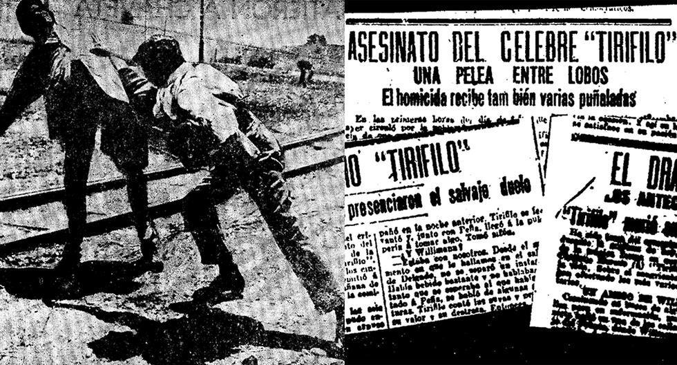 El Rímac, 2 de mayo de 1915. En la madrugada de ese domingo 2, en un pampón desolado, dos hampones, Emilio Willman 'Carita' y Cipriano Moreno 'Tirifilo' se cruzaron decenas de chavetazos por el cuerpo. La épica delincuencial de hace más de 100 años aún hoy es recordada. (Foto: GEC Archivo Histórico)