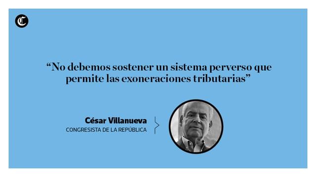 César Villanueva 
Congresista de la República