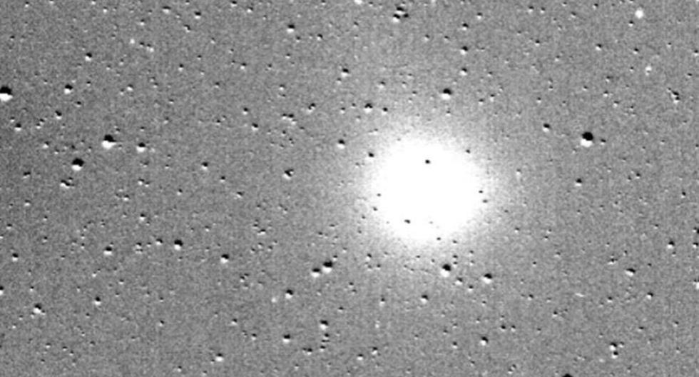El telescopio espacial TESS proporcionó imágenes de un cometa en movimiento. (Foto: NASA)