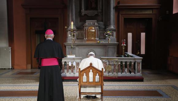 Papa Francisco se reunió con ocho víctimas de abusos en Irlanda (Fuente: EFE)