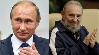 Putin saludó a su "querido amigo" Fidel Castro por sus 90 años