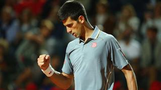Novak Djokovic avanza a paso firme en el Masters de Roma