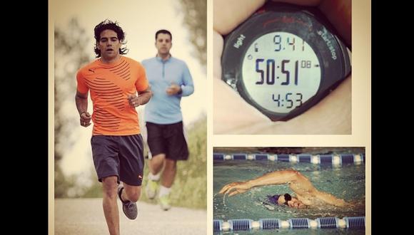 Radamel Falcao corre 9.4 km. diarios para llegar a Brasil 2014
