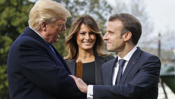 ¿Qué impacto puede tener para el mundo la buena química entre Trump y Macron? (Foto: EFE)