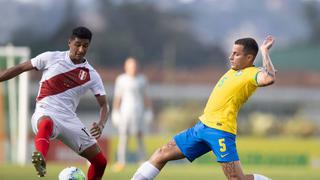 Selección peruana sub 20 cayó goleada 6-0 ante Brasil en cuadrangular amistoso