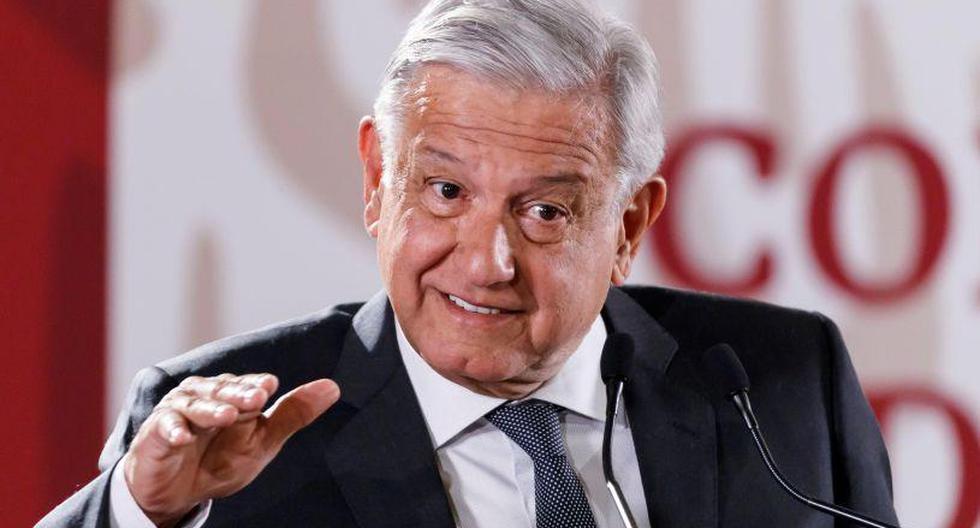 Presidente de México, Andrés Manuel López Obrador (AMLO), se expresó en rueda de prensa este jueves en Palacio Nacional. (Foto: EFE)