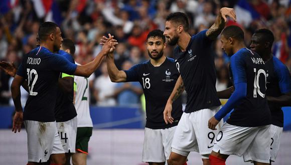 Francia vs. Irlanda: se miden este lunes en París en duelo amistoso previo a Rusia 2018. (Foto: AFP)