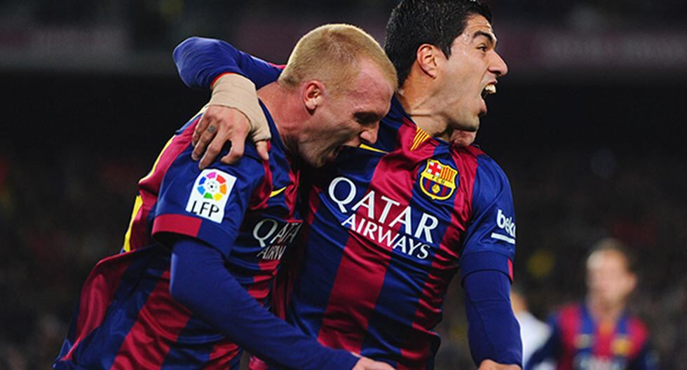 Mathieu y Suárez pusieron los goles de la victoria (Foto: Getty Images)
