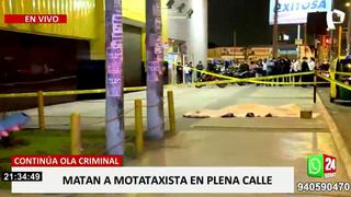 San Juan de Miraflores: mototaxista extranjero fue asesinado a balazos en exteriores de centro comercial