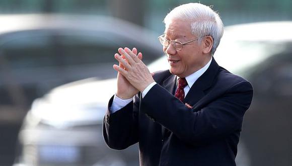 Nguyen Phu Trong nació en 1944 en Hanoi, fue jefe del Partido en la capital vietnamita entre 2000 y 2006, luego presidió la Asamblea Nacional y fue nombrado secretario general del Partido en 2011. (Foto: EFE)