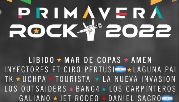 Libido, Amén y Mar de Copas se reúnen en el festival Primavera Rock. (Foto: Instagram)