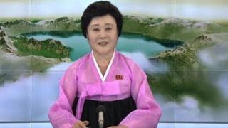 Norcorea: Conductora favorita del régimen reaparece para anunciar "éxito" de bomba H