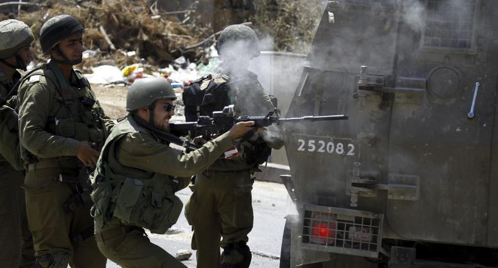 Ejército de Israel en medio de disturbios. (Foto: EFE)