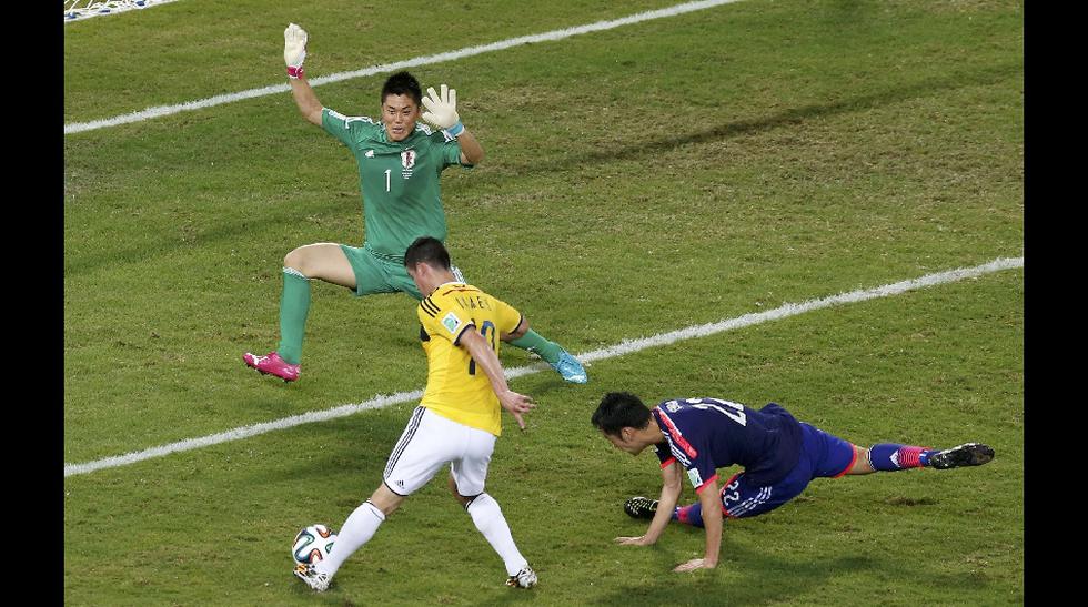 CUADRO x CUADRO: el golazo de James Rodríguez ante Japón - 1