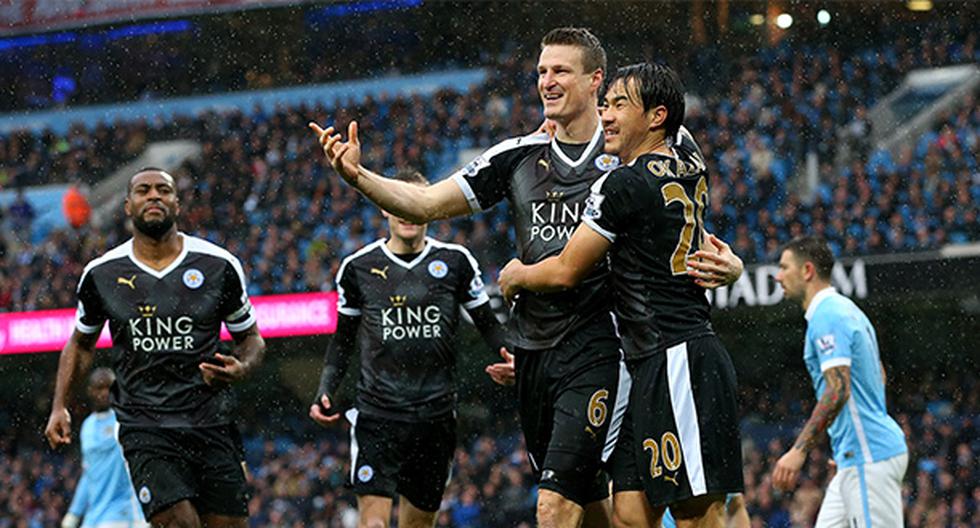 Leicester City no tuvo problemas para vencer al Manchester City en el Etihad Stadium. (Foto: Getty Images)