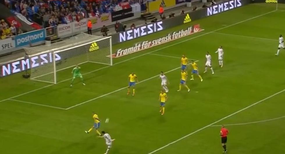 Oliver Giroud abrió el marcador para Francia en el Friends Arena de Solna. (Video: YouTube)