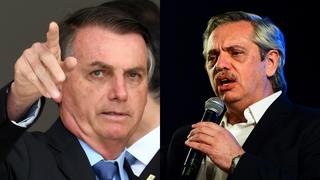 Bolsonaro modera el tono y desea que Argentina “acierte” con Alberto Fernández