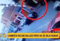 Barranco: cambista recibe balazo tras resistirse a un asalto| VIDEO
