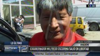 Wilfredo Oscorima :"En el Perú hay justicia"