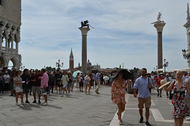 UNESCO said that steps have been taken for this "not enough" Especially to fight against the deterioration of Venice due to mass tourism and climate change.  (Photo: AFP)