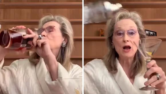 Meryl Streep interpretó una canción de Stephen Sondheim junto a sus amigas y una botella de whisky. (AFP).