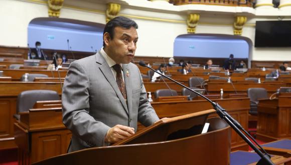 Ministro de Justicia fue citado por el Congreso (Foto: Parlamento)