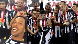 El video selfie de Ronaldinho en título de Recopa Sudamericana