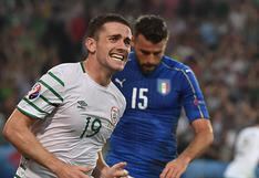 Irlanda venció 1-0 a Italia y avanzó a octavos de Eurocopa