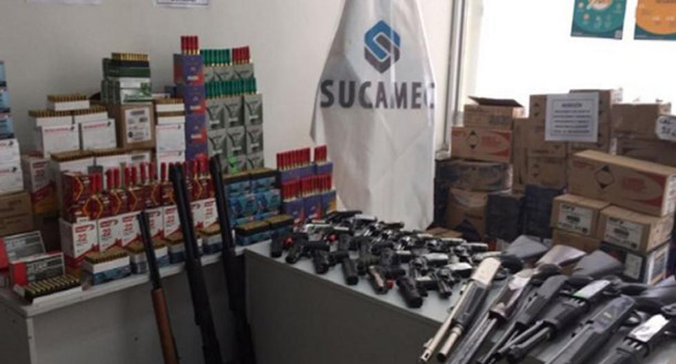 Sucamec incautó 710 armas de fuego en lo que va del 2017. (Foto: Andina)