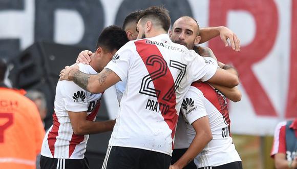 River Plate alcanzó un vital triunfo ante Estudiantes de La Plata que lo coloca en zona de clasificación directa a la próxima Copa Sudamericana. (Foto: River Plate)