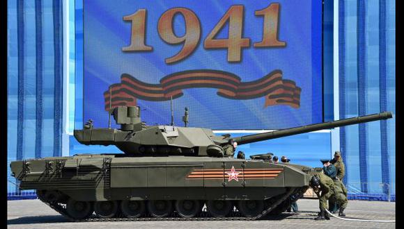 El papelón del sofisticado tanque ruso Armata T-14