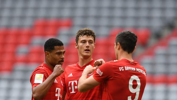Bayern Múnich vs. Fortuna Düsseldorf: Pavard provocó el autogol de Jorgensen para el 1-0 del cuadro bávaro | Foto: AFP