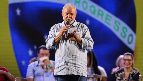 Lula da Silva habla durante un mitin electoral en Manaus, Brasil, el 31 de agosto de 2022. (MICHAEL DANTAS / AFP).