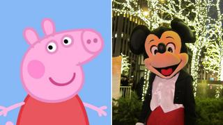 Peppa Pig cede su trono a Mickey Mouse en el Año Nuevo chino