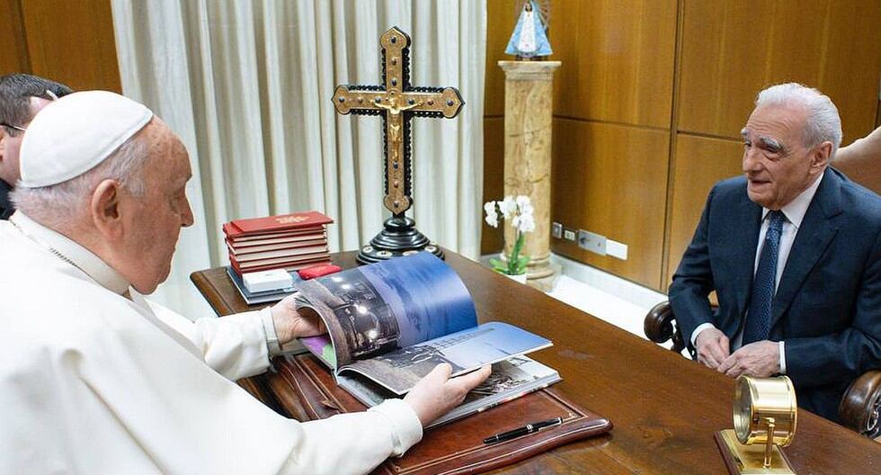 La reunión entre el Papa Francisco y Martin Scorsese