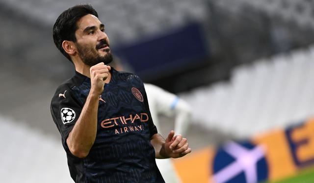 İlkay Gündogan marcó el segundo gol del Manchester City | Foto: AFP