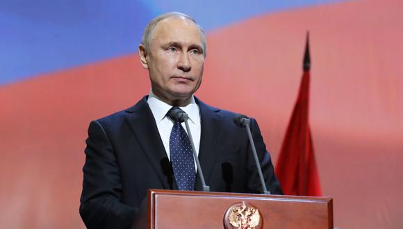 Vladimir Putin, presidente de Rusia, apoya al gobierno de Nicolás Maduro. (Foto: AFP)