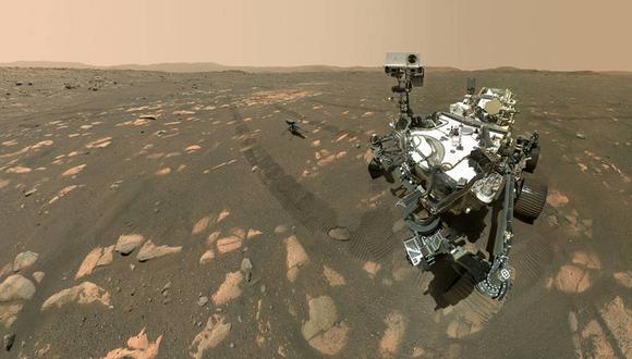 El rover Curiosity ha capturado nubes a la deriva a través del cielo marciano. (Foto: @MarsCuriosity)