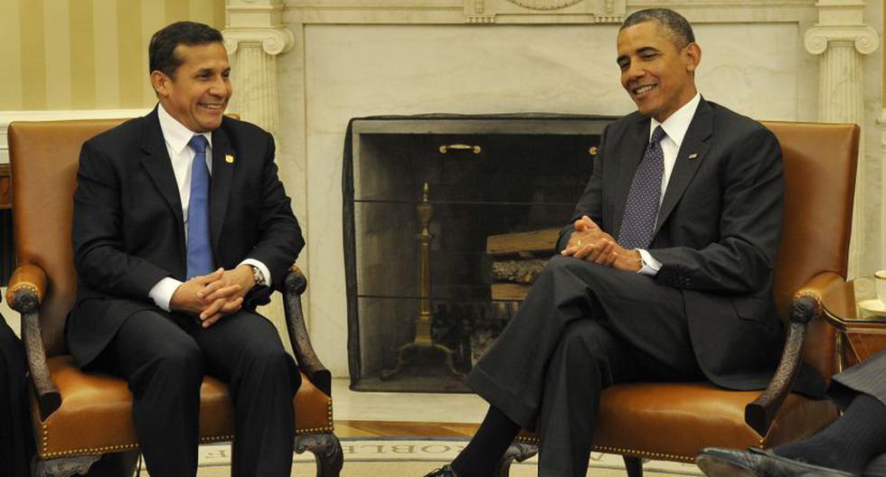 Ollanta Humala y Barack Obama. (Foto: Presidencia Perú / Flickr)