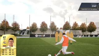 Real Madrid: jugadores emularon el reto de habilidad de FIFA 17